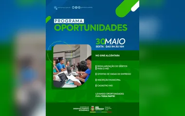 São Gonçalo abre mais de 60 vagas de emprego no Oportunidades