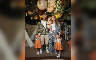Virginia Fonseca e Zé Felipe comemoram juntos o mêsversário de José Leonardo