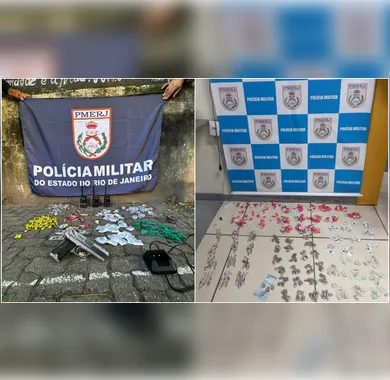 PM de Niterói prende três por envolvimento com tráfico de drogas
