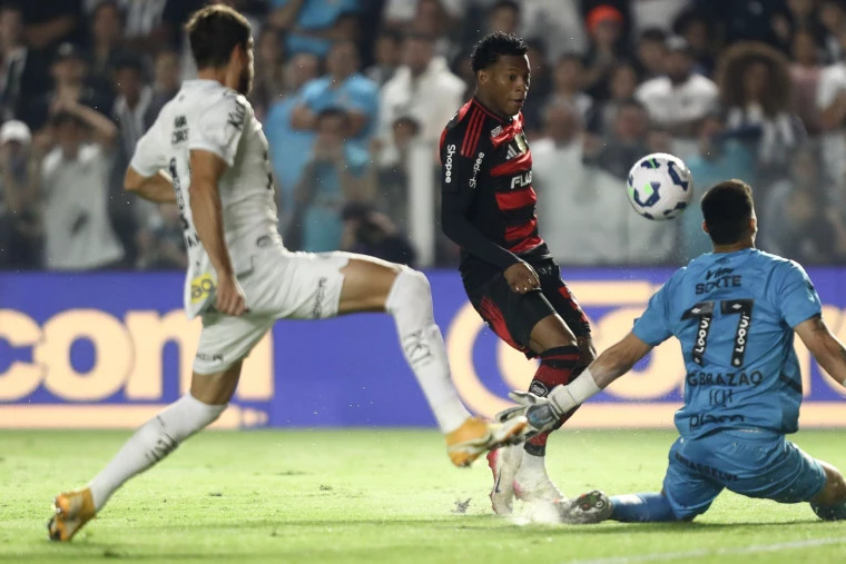 Com belo gol de Neymar, Santos vence o Flamengo pelo Brasileirão ...