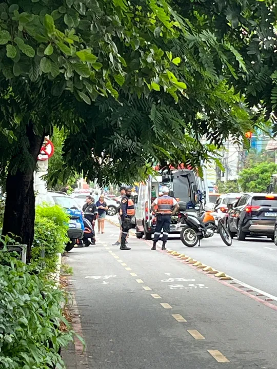 O Corpo de Bombeiros informou que não foi acionada para a ocorrência