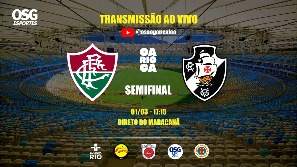 Fluminense e Vasco decidem vaga na final do Campeonato Carioca