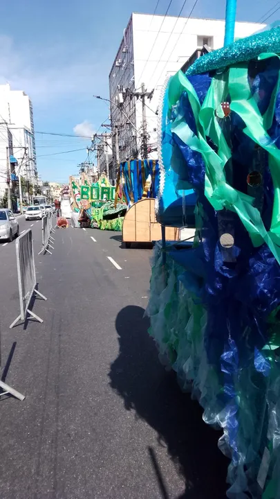 A estrutura foi montada desde a noite de segunda-feira (21)