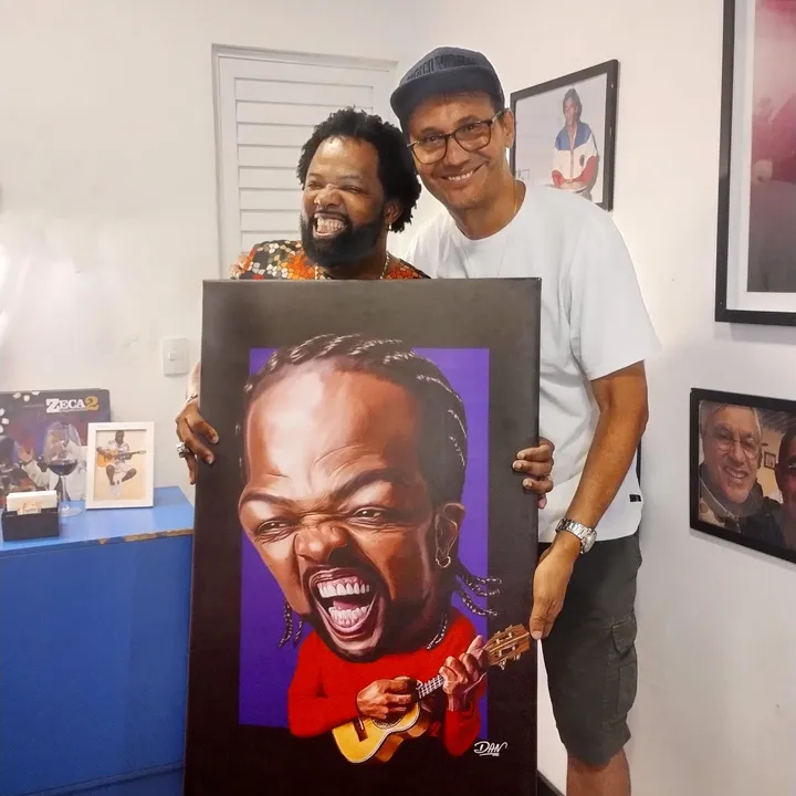 Xande e Dan tiveram um encontro marcado pela alegria e emoção