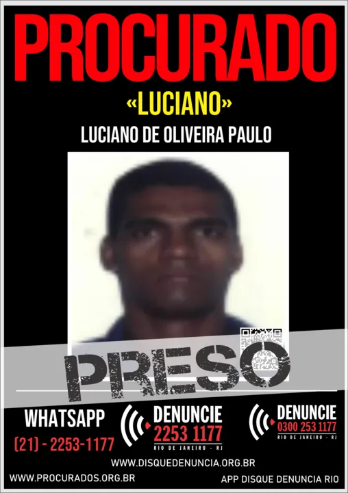 Luciano de Oliveira Paulo foi um dos presos na ação