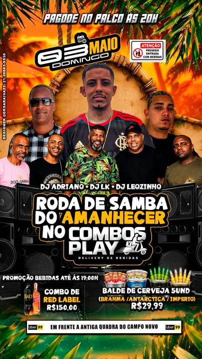 Evento será na noite desse domingo (3), no Campo Novo