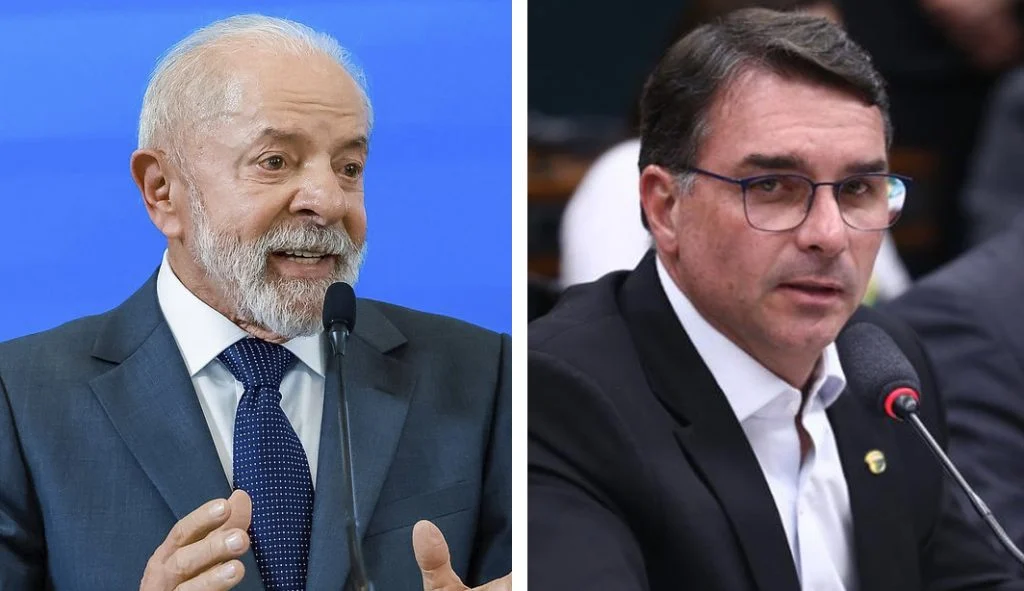Lula e Flávio Bolsonaro aparecem em empate técnico em possível 2º turno
