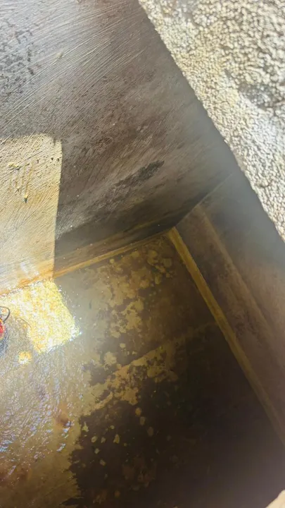 A cisterna da casa de Larissa Cristine continua vazia