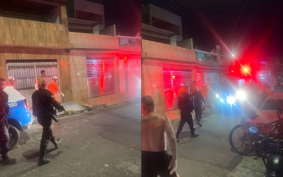 Após o crime, o suspeito, de 31 anos, foi imobilizado por moradores da área e acabou sendo agredido