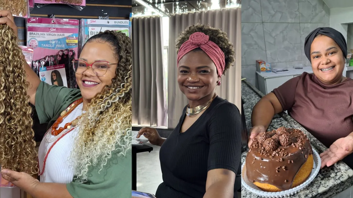 Angélica Silva, Letícia da Hora e Pâmela Nascimento, empreendedoras tiveram realidade de vida transformada após qualificação em São Gonçalo