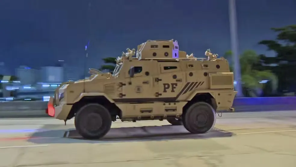 A operação segue em andamento