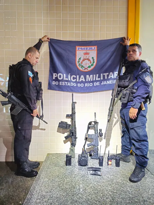 PM apreendeu duas armas de guerra na comunidade