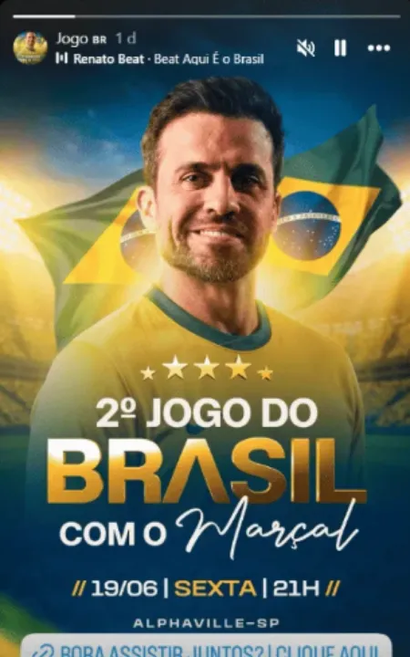 Pablo Marçal vende ingressos para quem deseja assistir partida do Brasil com ele