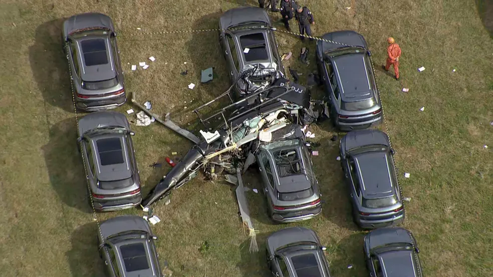 As causas da colisão entre as aeronaves ainda serão apuradas