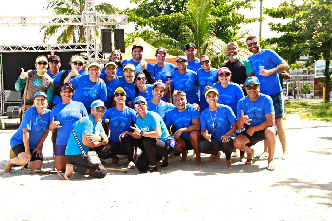 Remada Azul mobiliza Charitas em ação pela saúde do homem
