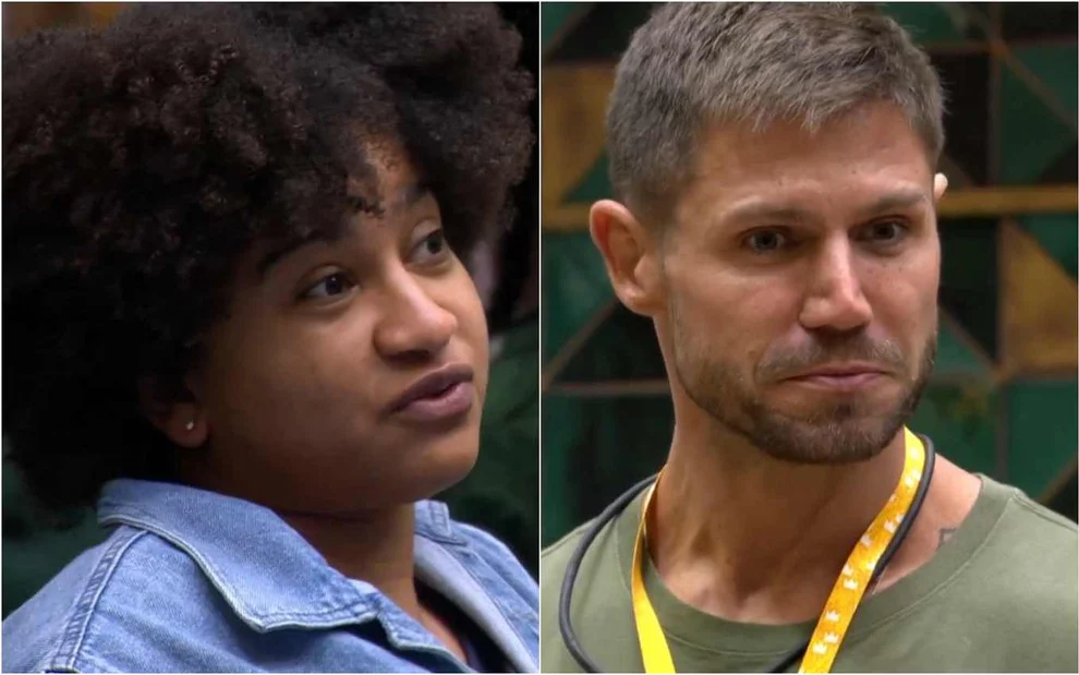 Milena se aproximou e soltou o pum diretamente em direção ao brother