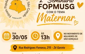 2º Seminário do Fórum Popular de Mulheres de São Gonçalo debate o 'Maternar'; saiba mais