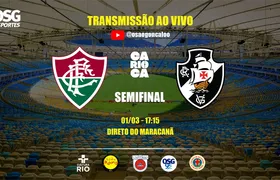 Acompanhe o jogo entre Fluminense e Vasco pelo Carioca na OSG Esportes