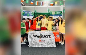 Alunos de SG conquistam 1º lugar em competição internacional de robótica