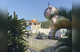 Balão cai em hospital de São Gonçalo e gera tumulto na emergência; vídeo