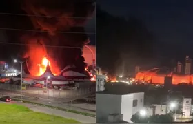 Circo de Tirullipa pega fogo durante a madrugada