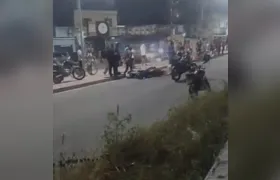 Colisão de motos deixa quatro feridos, incluindo criança, em São Gonçalo