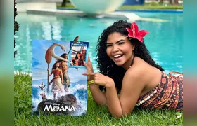 De São Gonçalo à Disney: jovem que dá vida à Moana realiza sonho ao conhecer The Rock
