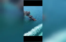 Explosão em lancha deixa cinco feridos em Angra dos Reis