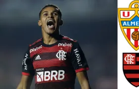 Flamengo cobra Almería por dívidas e clube espanhol responde "a declaração do Flamengo omite fatos relevantes"