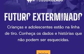 Futuro Exterminado: 1.985 crianças e adolescentes baleados nos últimos nove anos