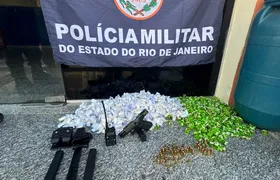 Homem é preso com arma, munições e drogas no Rocha, em São Gonçalo
