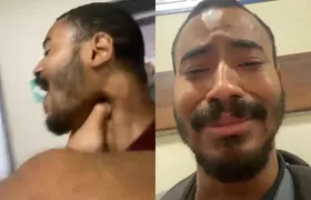Ator é enforcado por segurança enquanto aguardava atendimento no Souza Aguiar; vídeo