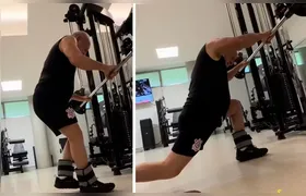 Lula, aos 80 anos, viraliza durante treino de pernas