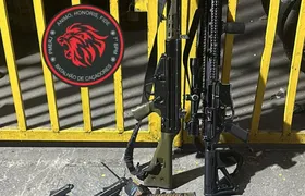 PM e suspeito de tráfico são presos com arsenal de armas no Viaduto do Alcântara