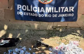 Preso com arma e drogas no Areal, em Itaboraí