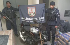 Preso com moto roubada no Fonseca, Niterói