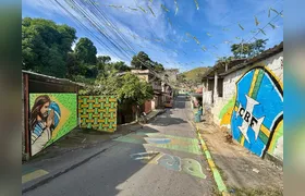 Ruas de São Gonçalo ganham cores e homenagens ao futebol na contagem regressiva para a Copa do Mundo 2026