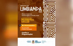 São Gonçalo promove Semana da Umbanda 2025
