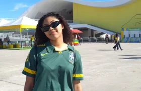 Torcida mostra otimismo na vitória do Brasil no 'Energia para Torcer', em Niterói