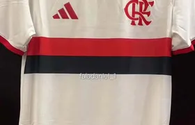 Vaza nova camisa 2 do Flamengo para 2026; modelo resgata detalhe usado em 2019