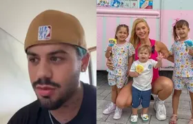 Zé Felipe desabafa sobre saudade dos filhos: "Acabou esse negócio de viajar. Sem Copa do Mundo"