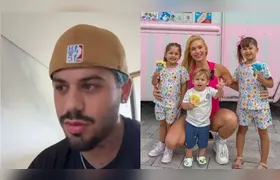 Zé Felipe desabafa sobre saudade dos filhos: "Acabou esse negócio de viajar. Sem Copa do Mundo"