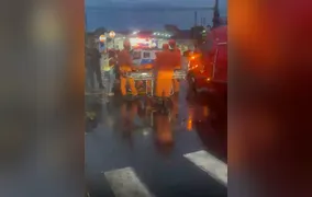 Acidente no Centro de Niterói tumultua trânsito (vídeo)