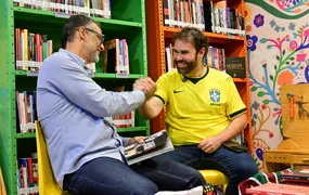 Alexandre Torres participa da Série Craques da Leitura na Biblioteca A Casa Amarela