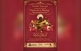 Ana Cruz apresenta o musical “Oráculo de Minhas Insurgências" no Centro Cultural Cauby Peixoto, em Niterói