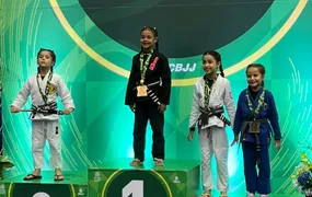 Aos 7 anos, gonçalense sobe ao topo do pódio no Brasileiro Kids de Jiu-Jitsu