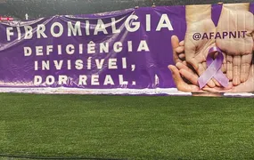 Associação de Niterói promove campanha contra Fibromialgia no clássico Flamengo x Palmeiras no Maracanã