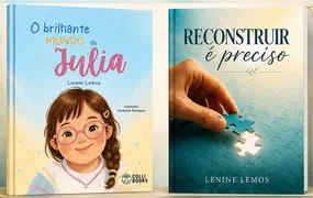 Autor lança livros inspirados em história real de amor, inclusão e superação familiar
