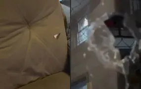 Bala perdida atinge apartamento na Tijuca e assusta família ao atingir sofá onde criança dormia