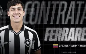 Botafogo anuncia a contratação do zagueiro Ferraresi, ex-São Paulo